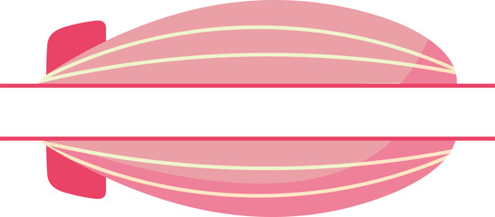 Zeppelin Hot Air Balloon Banner © Luna