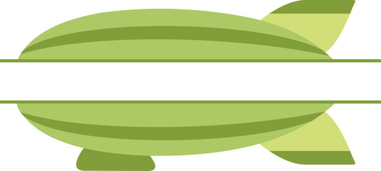 Zeppelin Hot Air Balloon Banner © Luna