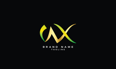 WXN, WNX, XWN, XNW, NXW, NWX, WX, XW, Abstract initial monogram letter alphabet logo design