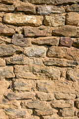 Brique jaune mur typique Belgique Gaume Wallonie architecture immobilier