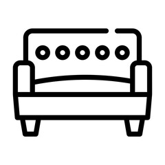 sofa Line Icon