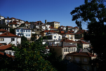 Fototapeta premium view of the city of Krushevo, Macedonia