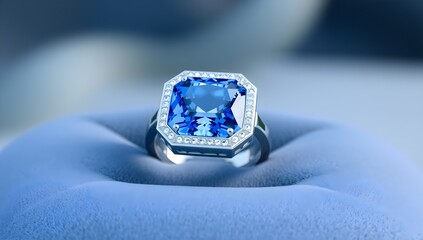 Platinum Sapphire Ring:  Elegance and Luxury