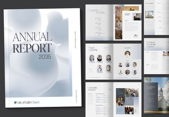 Church Annual Report Layout