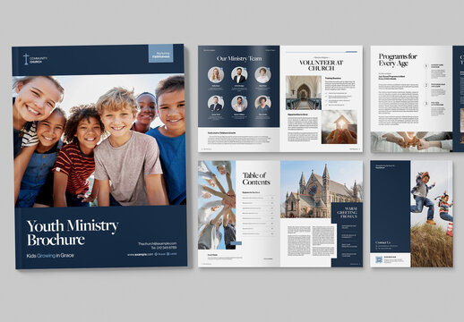 Youth Ministry Brochure Layout