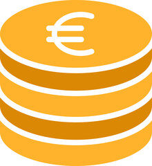 Euro Money Coins Icon