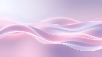 Fototapeta premium A serene blend of pastel waves creating a calming atmosphere. Pink background 