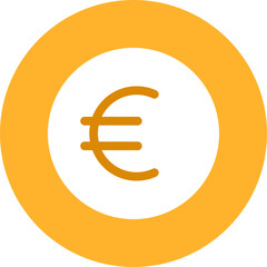 Euro Money Coin Icon