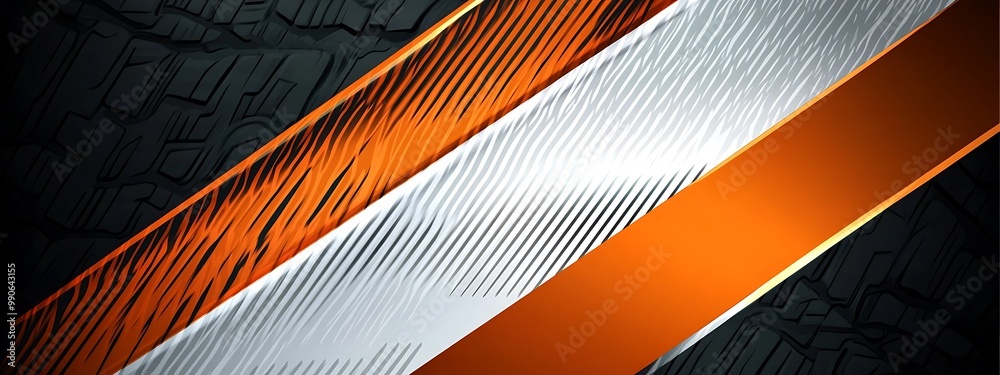 Poster Abstract background with diagonal stripes and tire tread pattern.