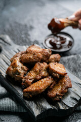 sausages on the grill