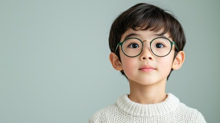 A young boy holding a tablet in a library with a confused expression, symbolizing digital learning and education.