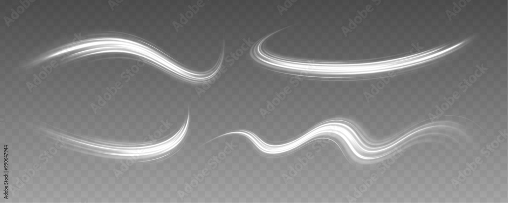 Leinwandbilder colored shiny sparks of spiral wave. vector comet with large dust. imitation of the exit of cold air