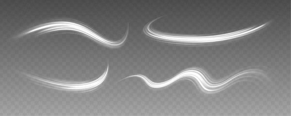 Colored shiny sparks of spiral wave. Vector comet with large dust. Imitation of the exit of cold air from the air conditioner.  © Mirotvoric