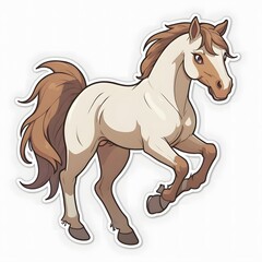 Obraz premium horse illustration, Sticker