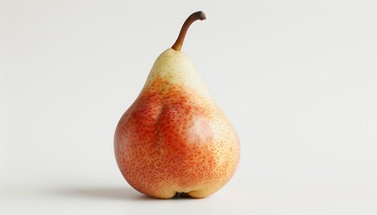A pear on white background