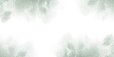 Watercolor background, soft green color. Illustration of a blurred spot of paints. Abstract art for banner, greeting card, label, wedding invitation, posters. Horizontal painted template