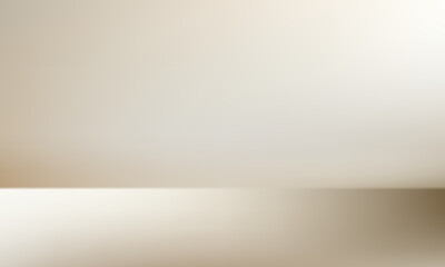 Beige studio background. Space for selling products on the website. Vector illustration.