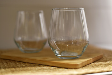 Dishes shop. Beautiful glasses and cups
