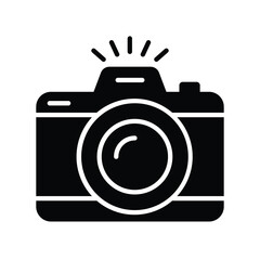 Digital camera, photo camera, photography equipment icon design