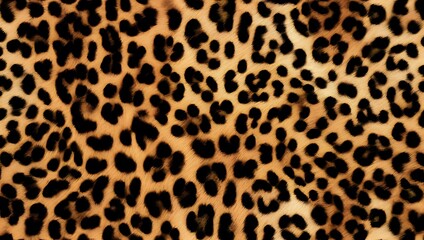 Fototapeta premium leopard fur texture real cat hair