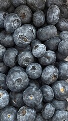Fresh juicy ripe blueberries background