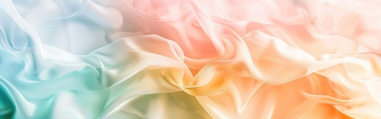 Obraz premium A colorful piece of fabric with a blue, green, and yellow stripe