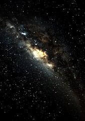 Fototapeta premium Milky Way galaxy visible in a clear, star-filled night sky