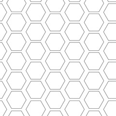 Abstract geometric pattern with crosses, stripes, lines. Seamless vector background. White and black ornament. Modern reticulated graphic design.