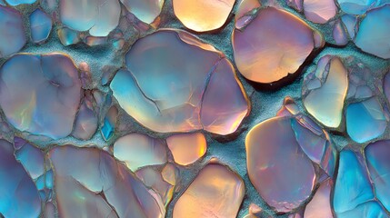 Wello Opal. repeating tile pattern, Generative AI