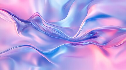 Naklejka premium Abstract purple and pink liquid background with soft, flowing waves.