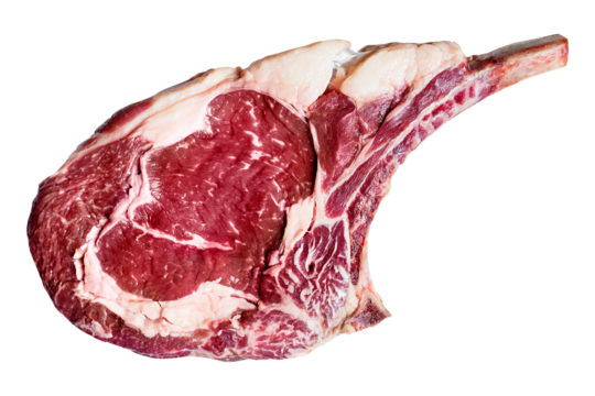 PNG rib eye steak, collage element, transparent background