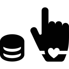 Simple vector icon product selection