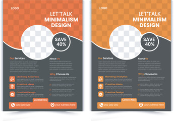 Creative corporate business flyer template, Corporate Business flyer template, Business template flyer style,