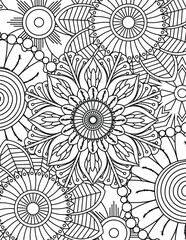  flower new  Adult Coloring Book pages
