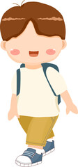 boys with backpacks