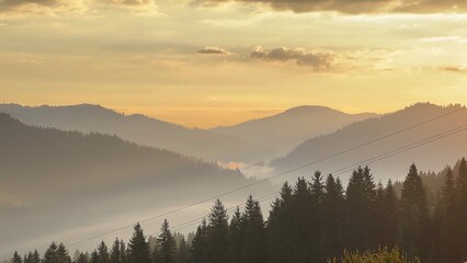 Obraz premium Carpathian's mountains