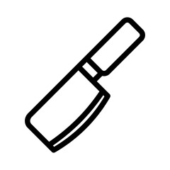 cleaver line icon