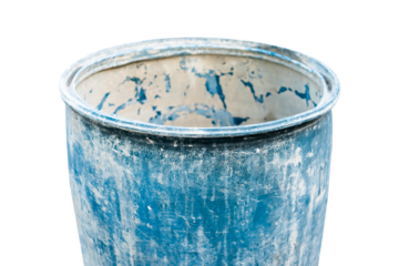 Close-up view of the barrel isolated on white