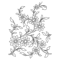 floral background with flowers