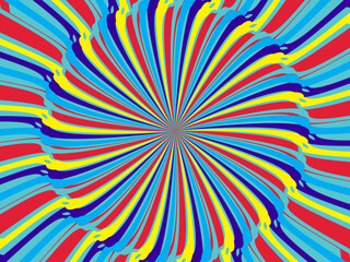 Abstract background vector, vintage geometric lines design, simple colorful lines classic grunge wallpaper. Vector illustration of colorful flowers with retro concept.