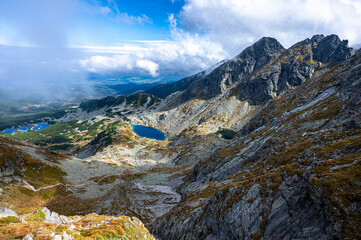 A view of the Mount Koscielec. Tatra Mountains, Poland.