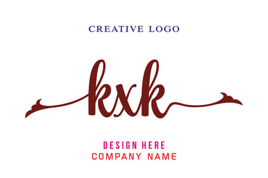 KXK  lettering logo is simple, easy to understand and authoritative