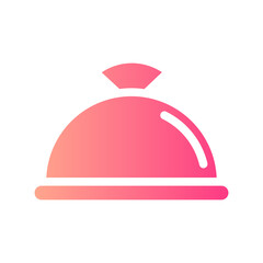 food tray gradient icon