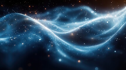 Fototapeta premium Abstract background with crisscross and upward lines, representing a scientific and technological sense of space.