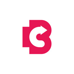 B letter Initial Logo design Template