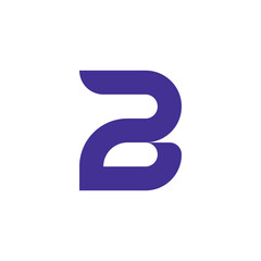 B letter Initial Logo design Template