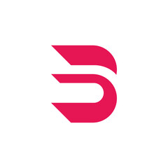 B letter Initial Logo design Template