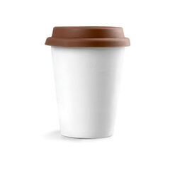 coffee cup isolated on white