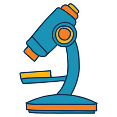 Microscop Graphic illustration.