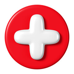 Obraz premium Healthcare sign png 3D sticker, transparent background